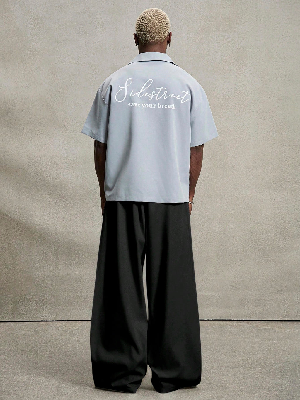 Elite Drape Wide-Leg Trousers