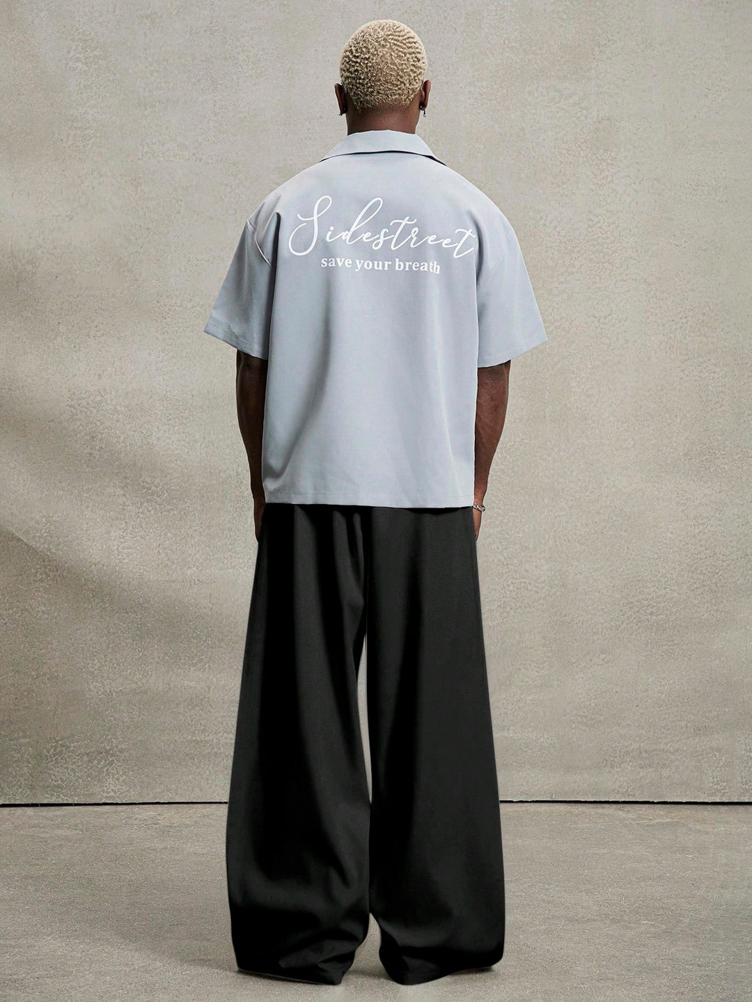 Elite Drape Wide-Leg Trousers