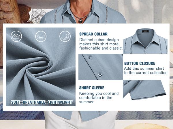 Havana Breeze Guayabera Shirt