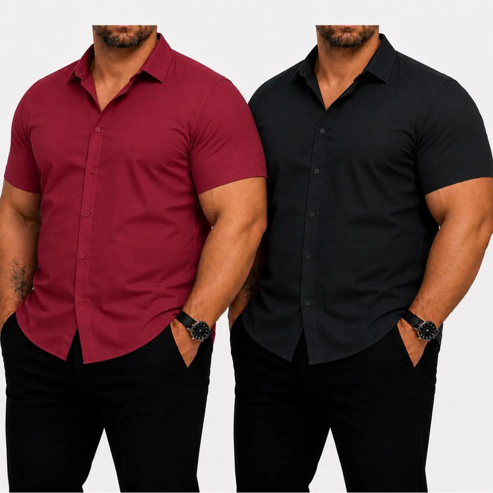 2-PACK BIG &amp;TALL PERFORMANCE DRESS SHIRTS
