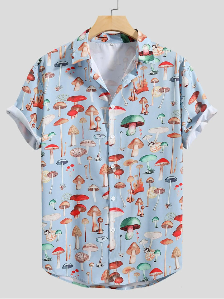 Mushroom Bloom Resort Shirt