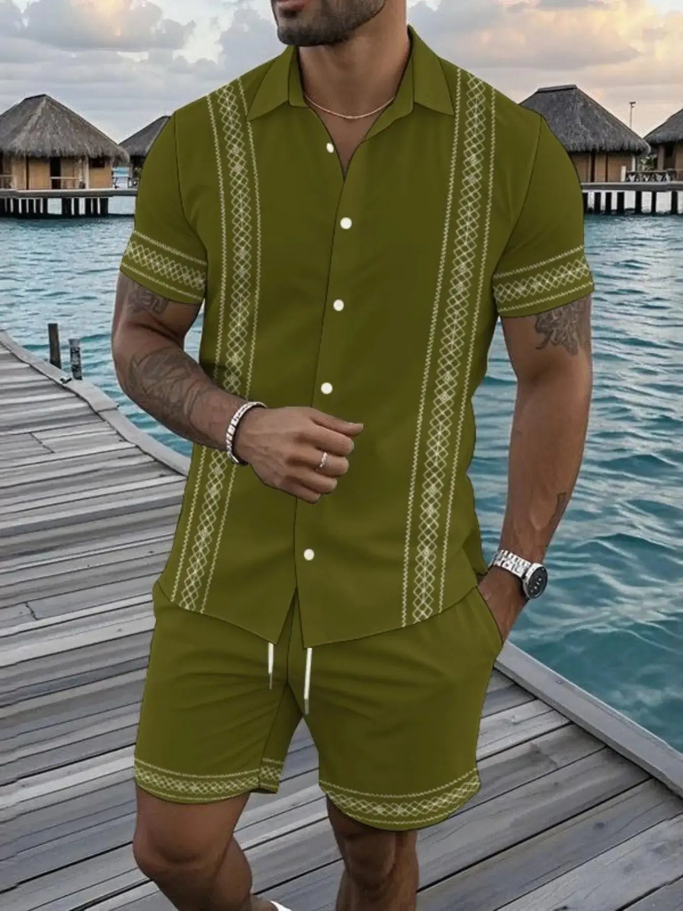 Santorini Riviera Matching Set