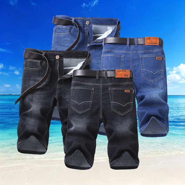 Plus Size Denim Shorts