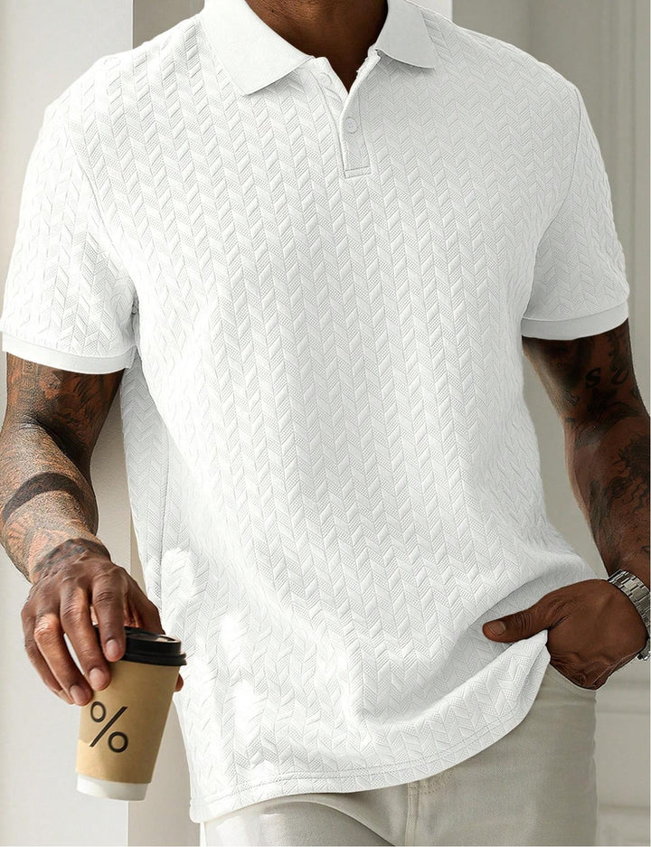 Executive Texture Knit Polo