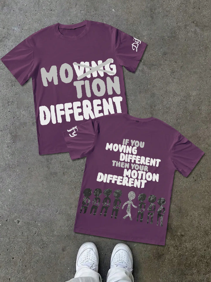 Motion Different Graphic Street Tee