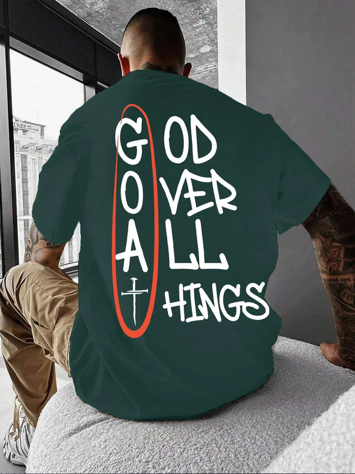 Faith Over All Things Graphic Oversized Tee