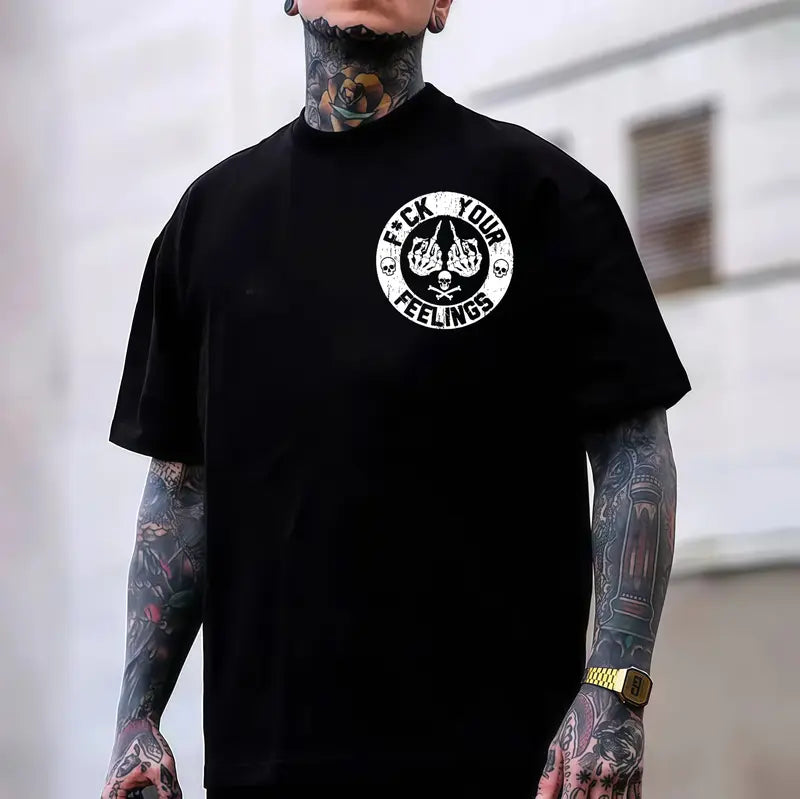 BOLD SKULL STATEMENT TEE