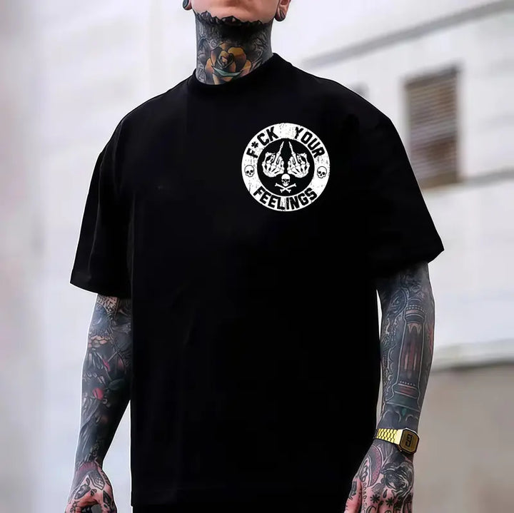 BOLD SKULL STATEMENT TEE