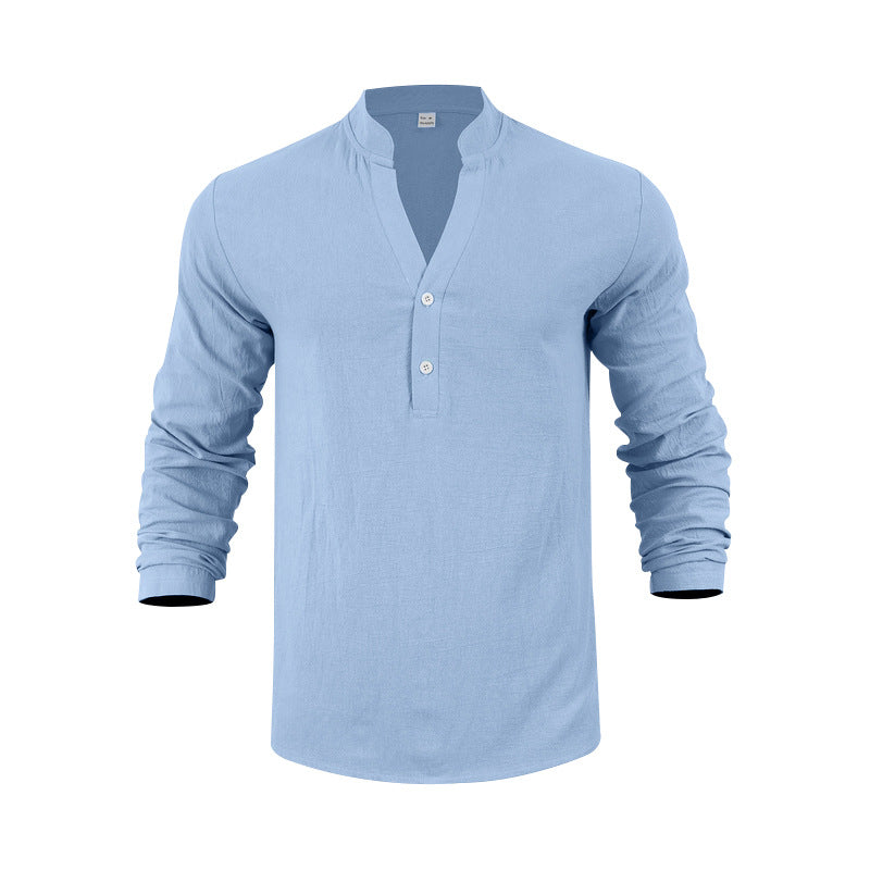 Minimal Luxe Henley Shirt
