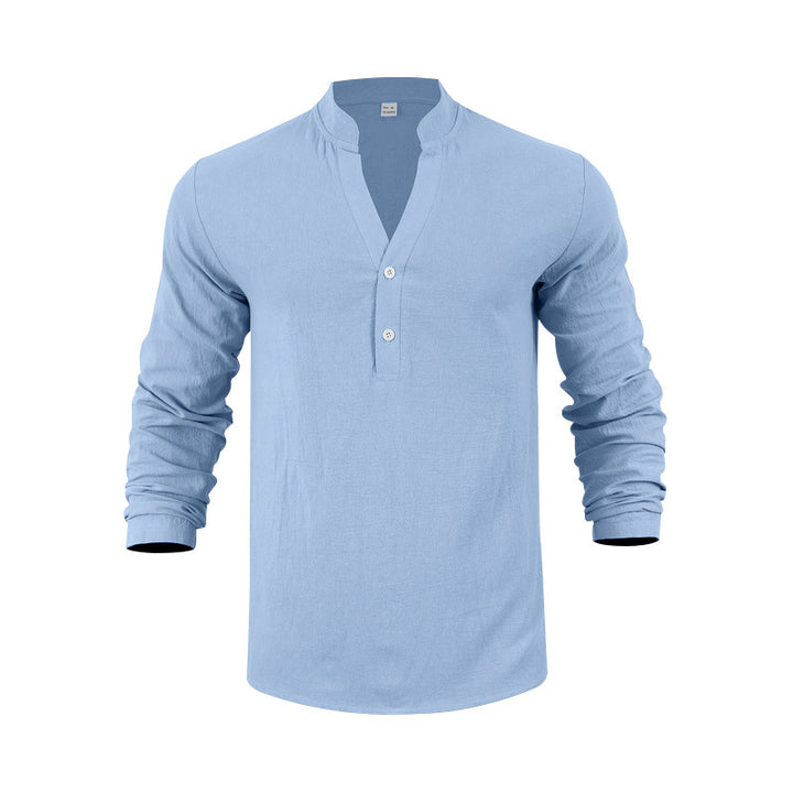 Minimal Luxe Henley Shirt