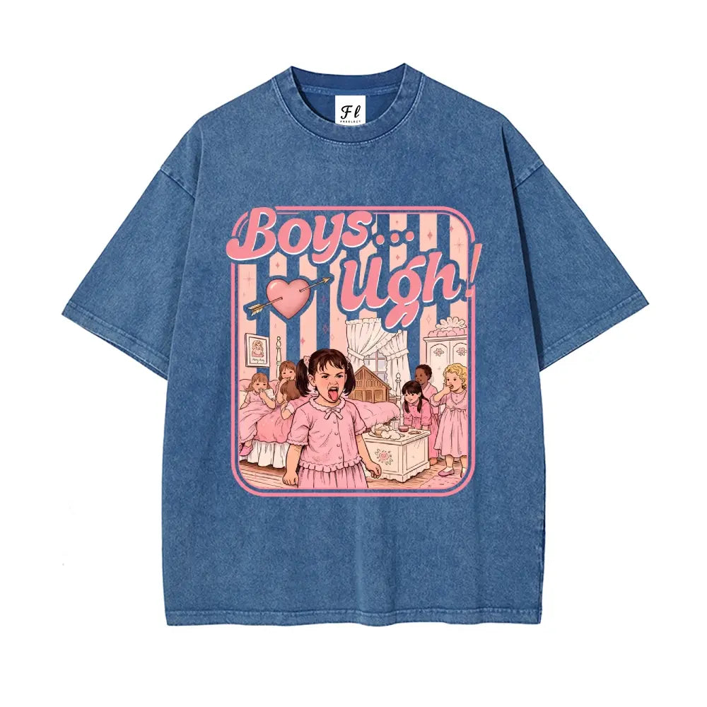 Boys Ugh Vintage Graphic Tee