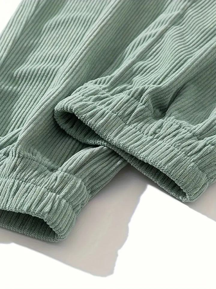 Plus Size Corduroy Joggers
