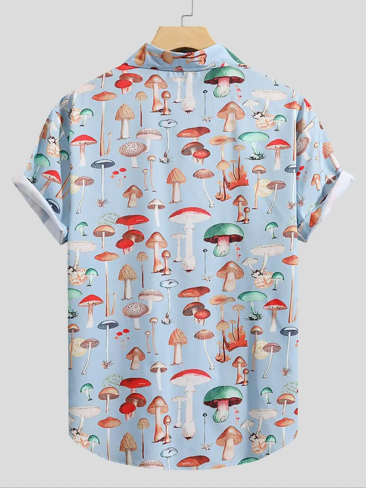 Mushroom Bloom Resort Shirt