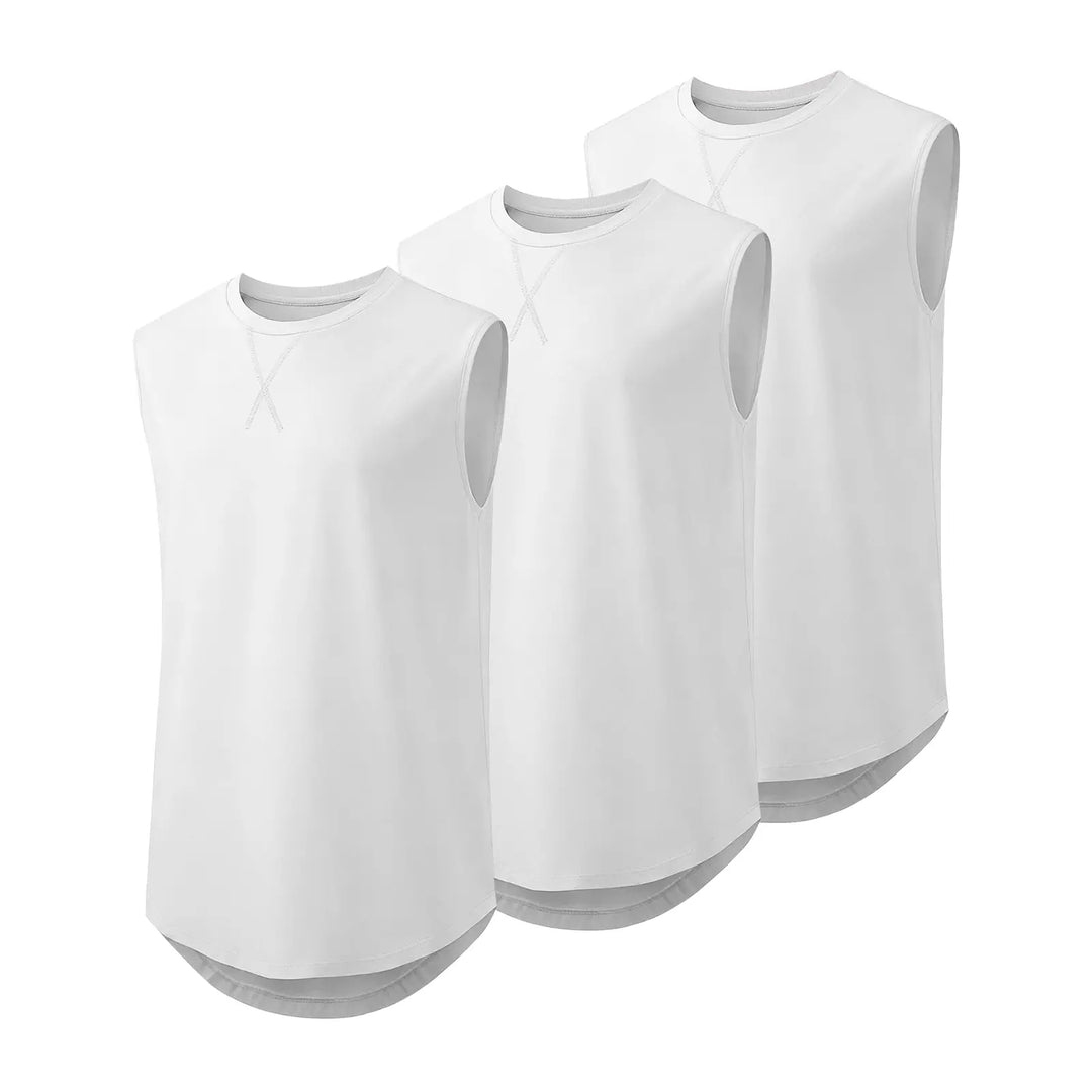 Extended Curve Hem Muscle Tee