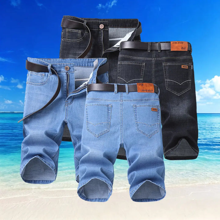 Plus Size Denim Shorts
