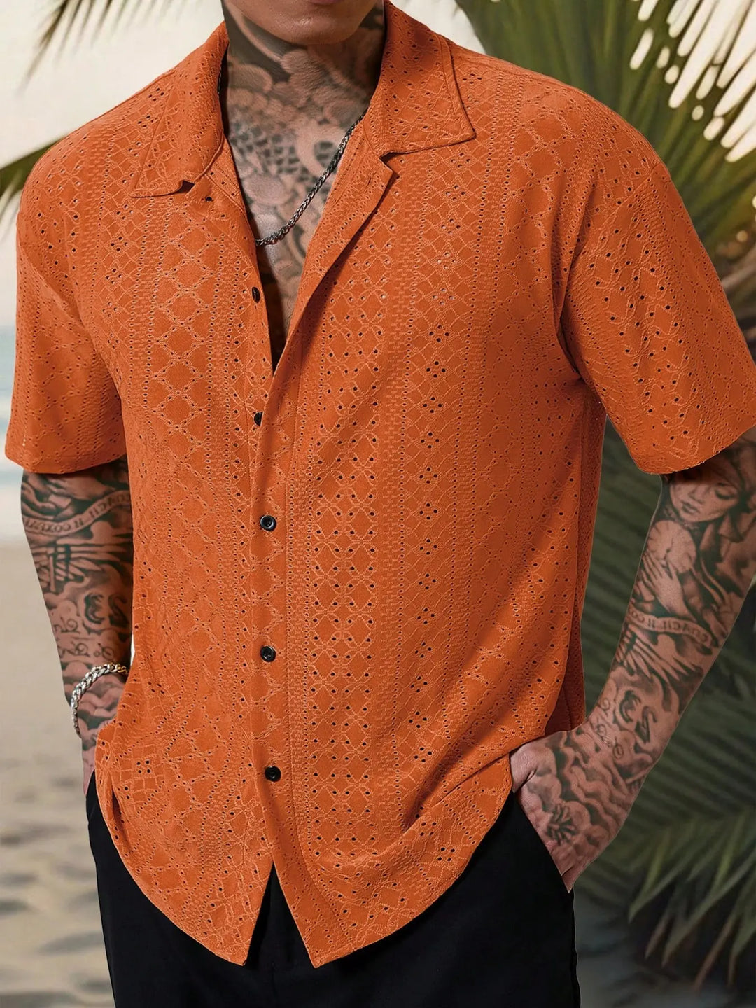 Coastal Breeze Knit Resort Shirt