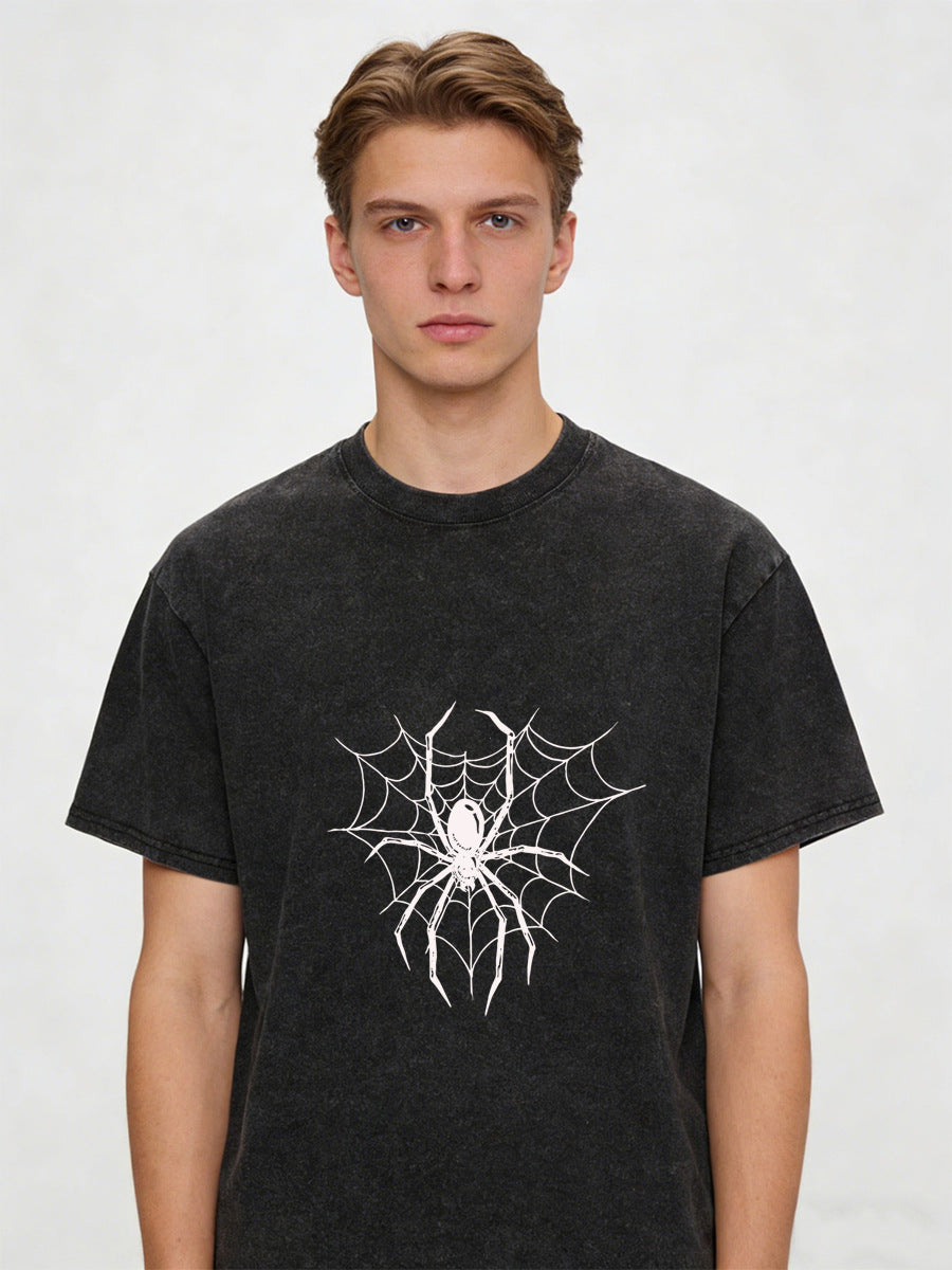 Vintage Spider Web Washed Tee