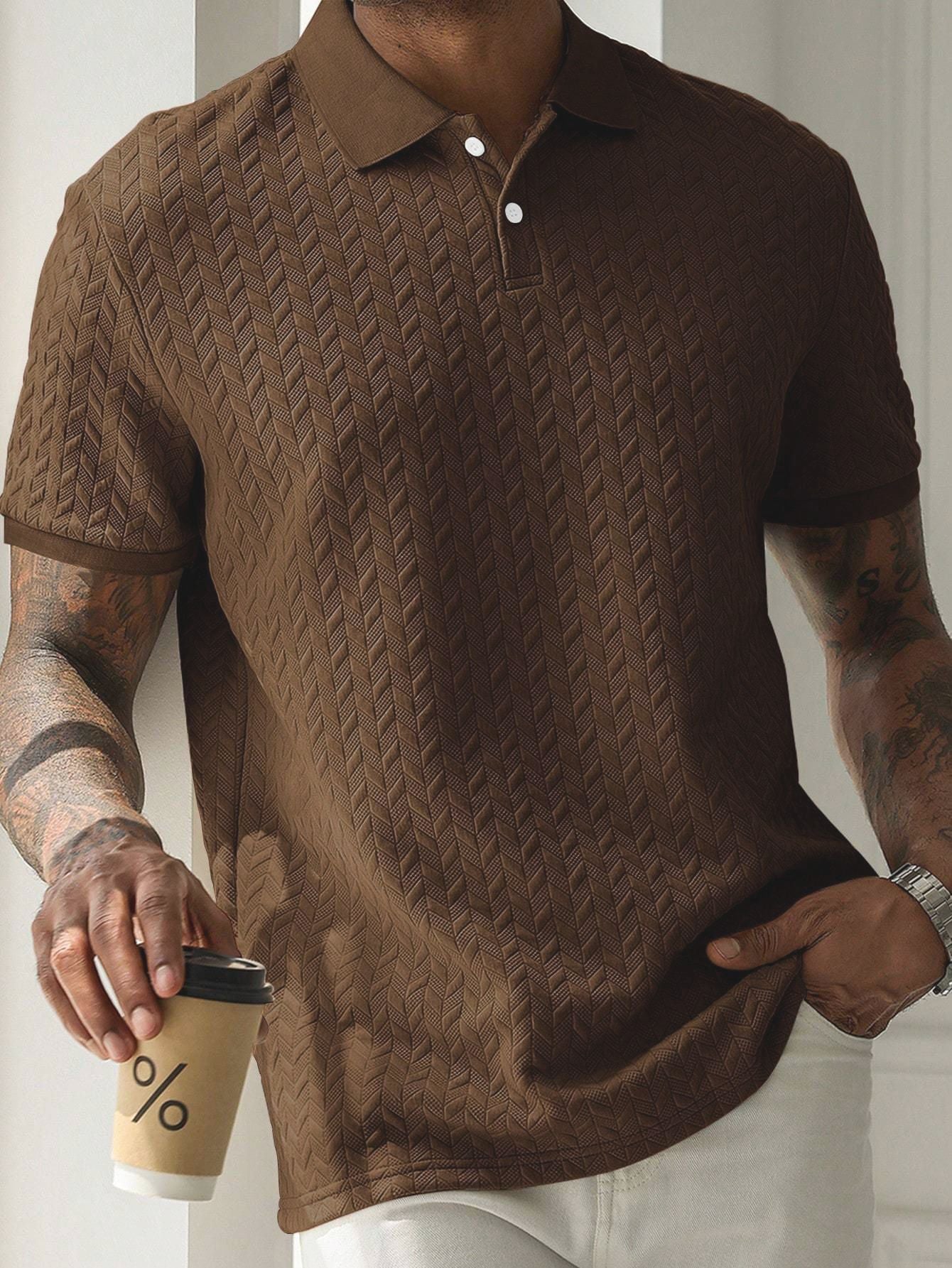 Executive Texture Knit Polo