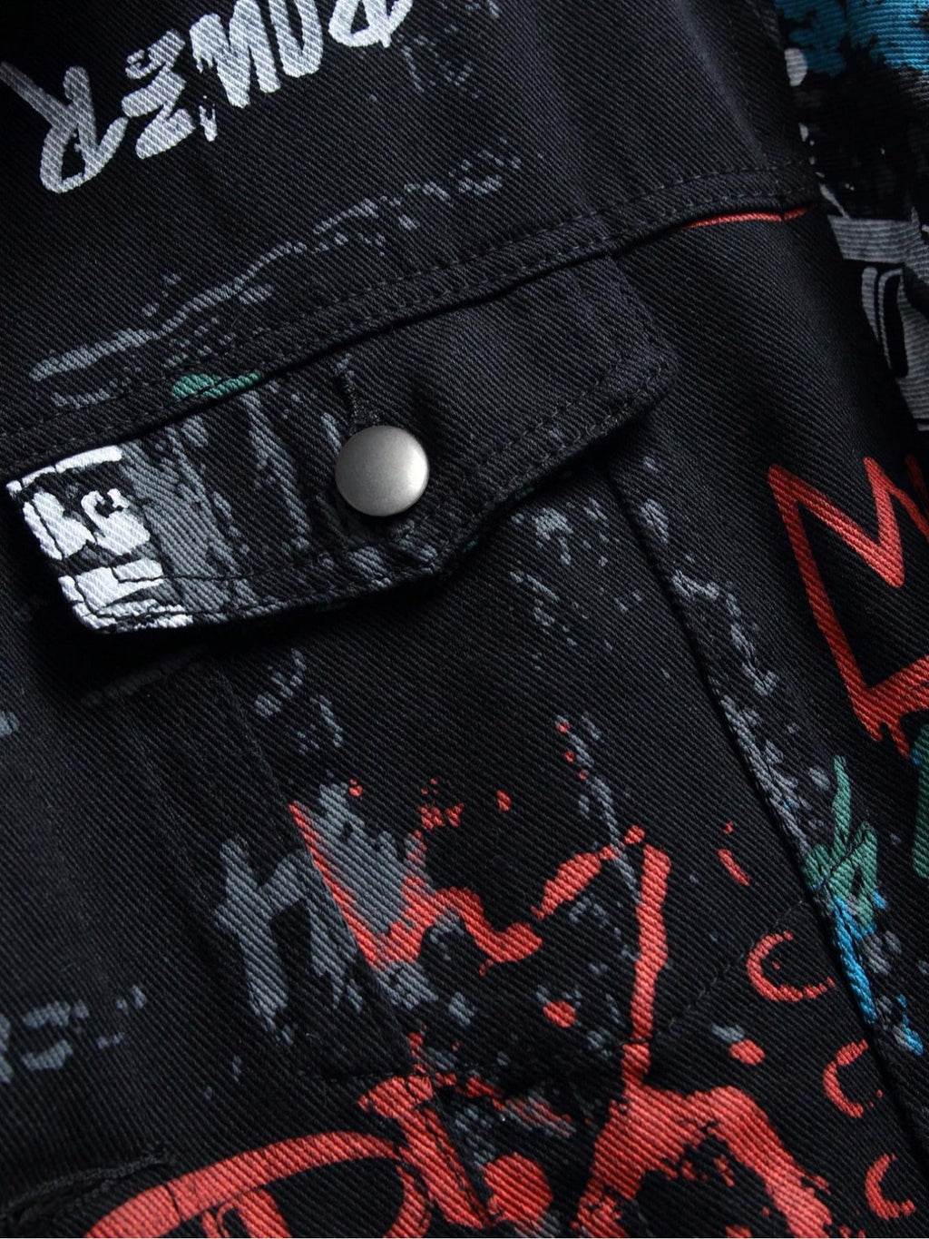 Urban Graffiti Denim Jacket