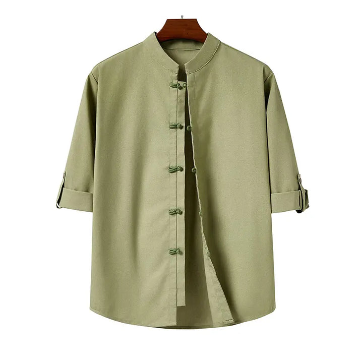 Plus Size Linen Shirt
