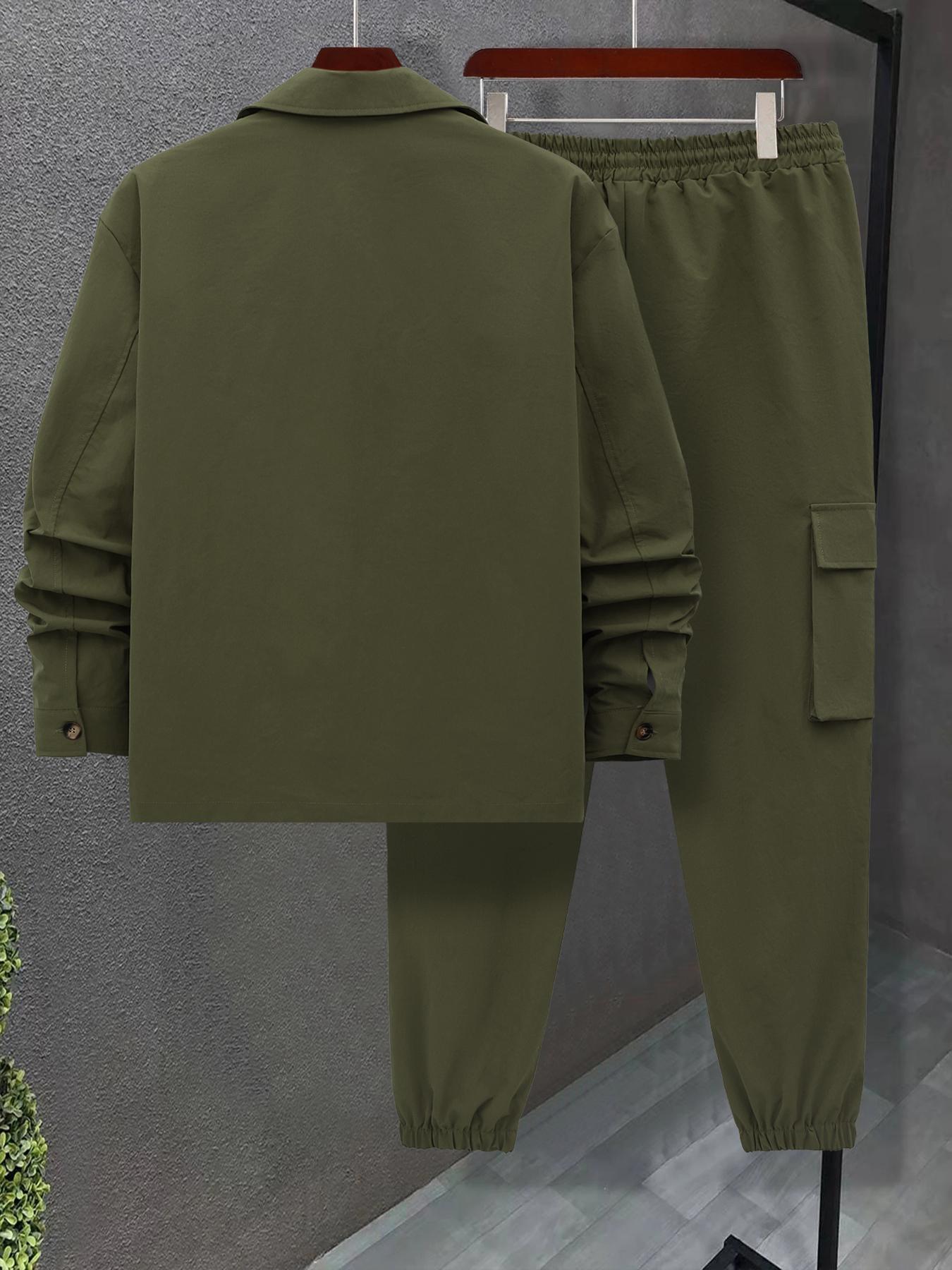Urban Utility Cargo Jacket & Pants Set