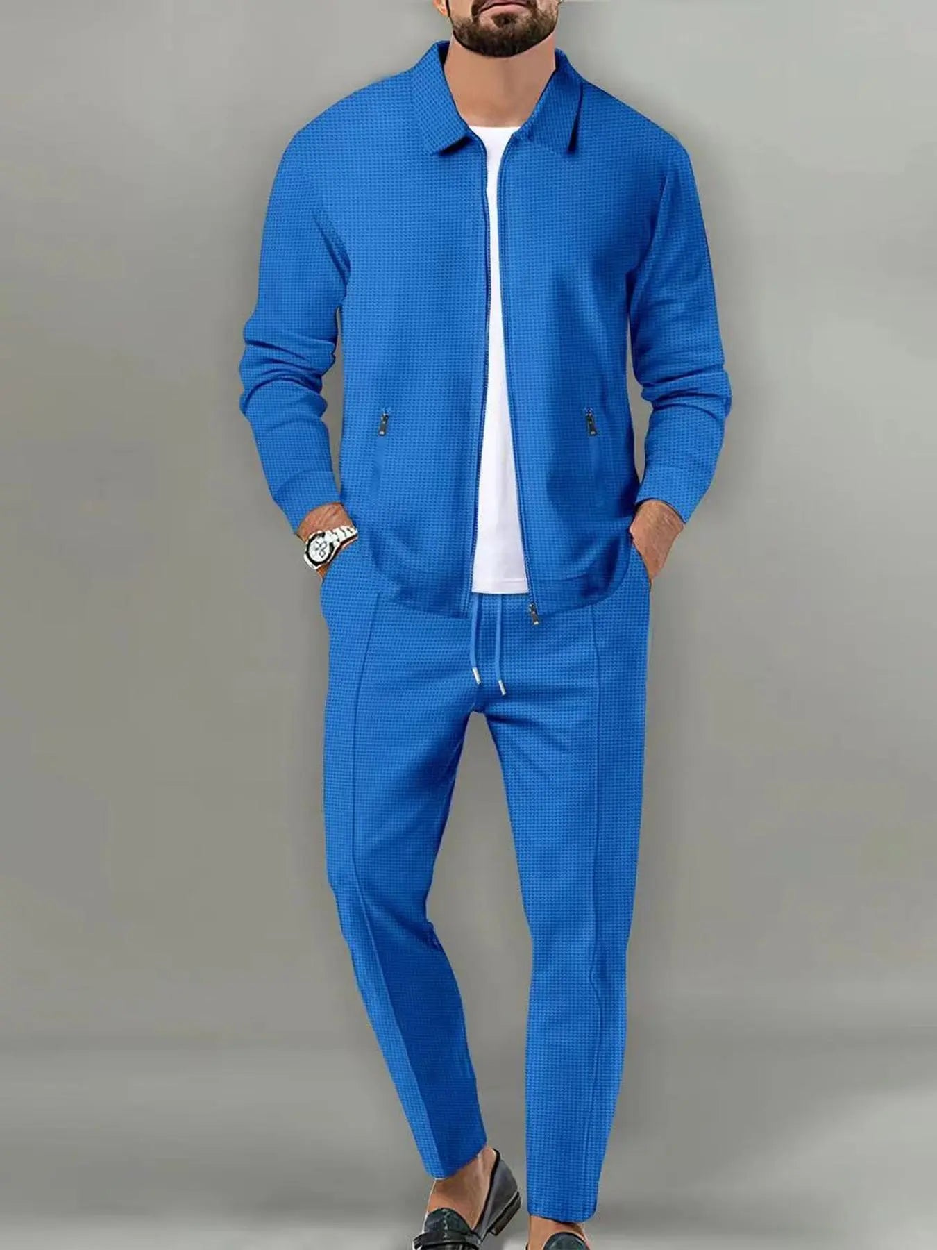 Luxe Zip Knit Tracksuit Set