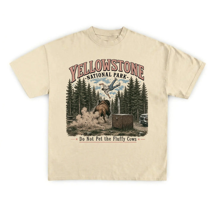 Do Not Pet the Fluffy Cows WARNING TEE