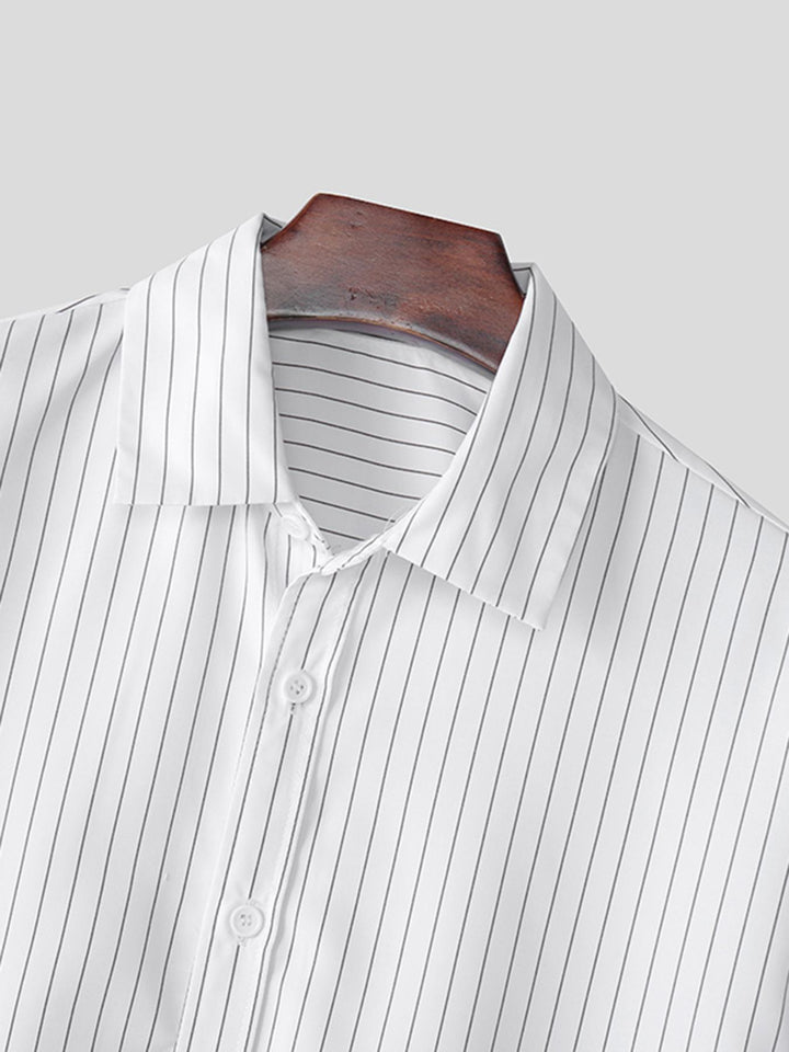 LuxeStripe Overshirt