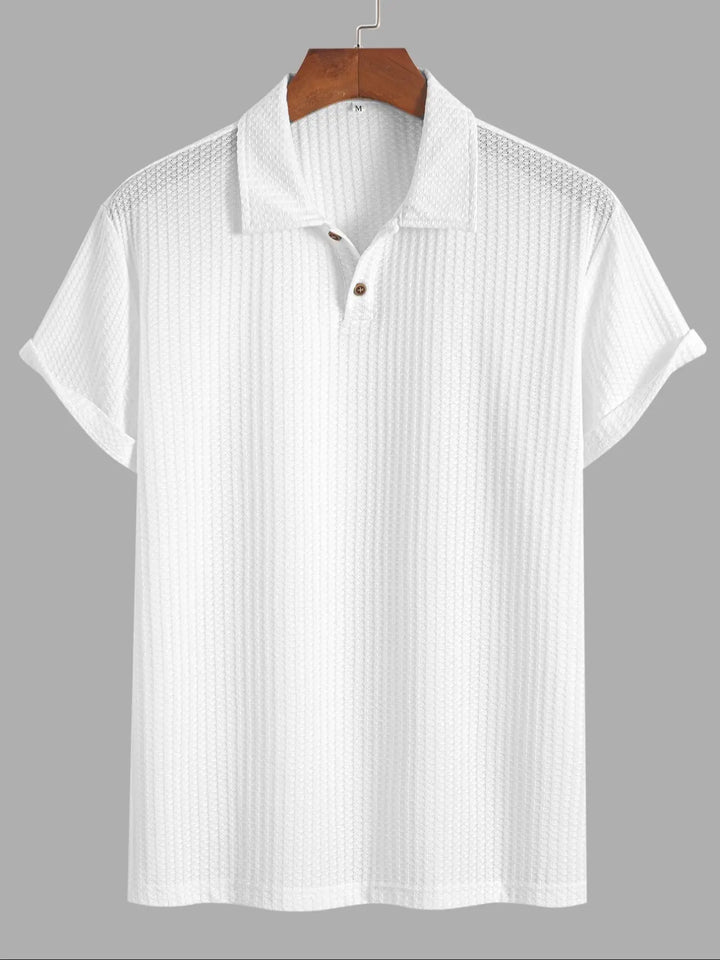 Prestige Knit Textured Polo Shirt