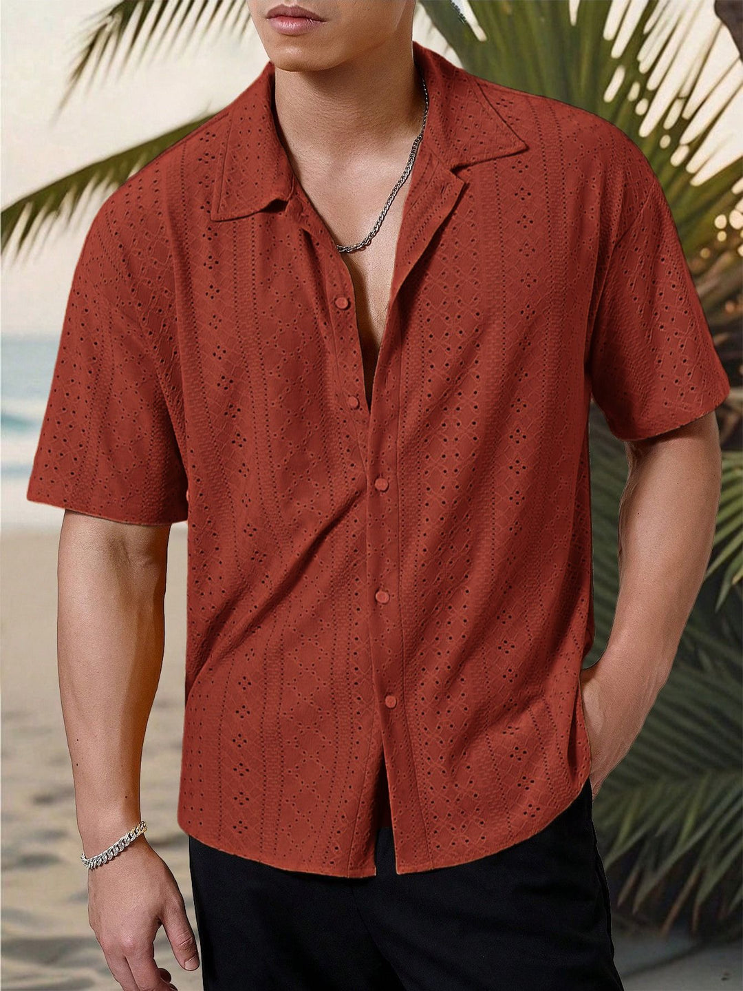 A Textured Summer Statement Shirts