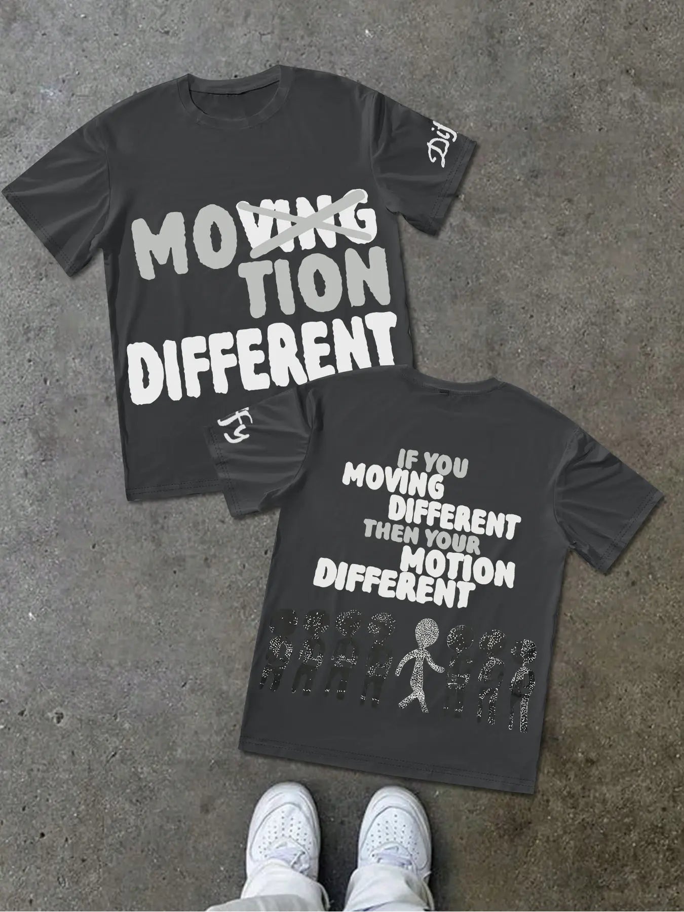 Motion Different Graphic Street Tee