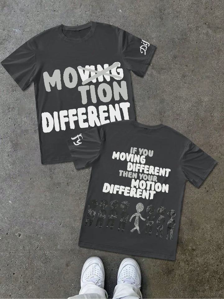 Motion Different Graphic Street Tee
