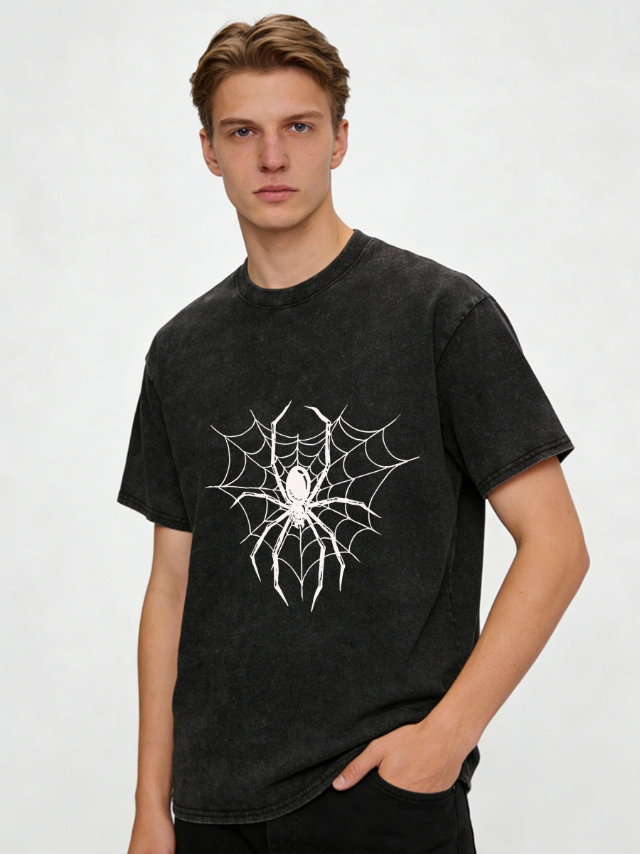 Vintage Spider Web Washed Tee
