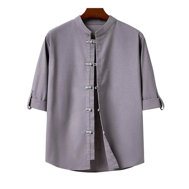 Plus Size Linen Shirt