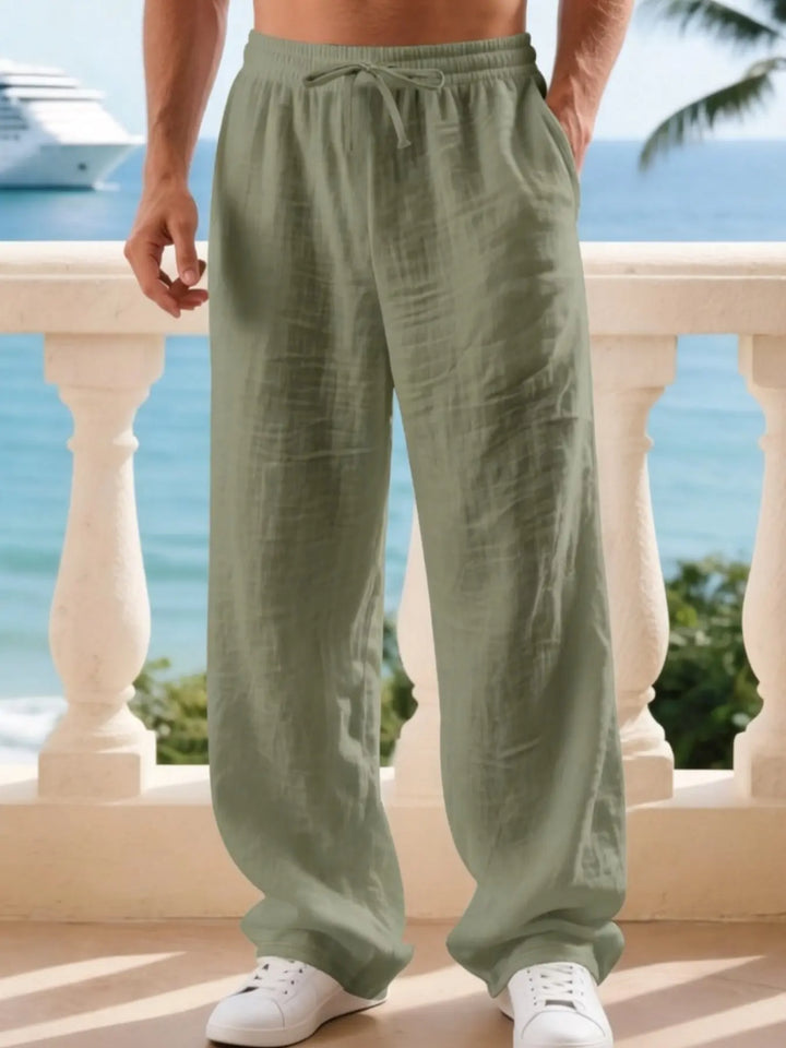 Linen Relaxed Beach Pants