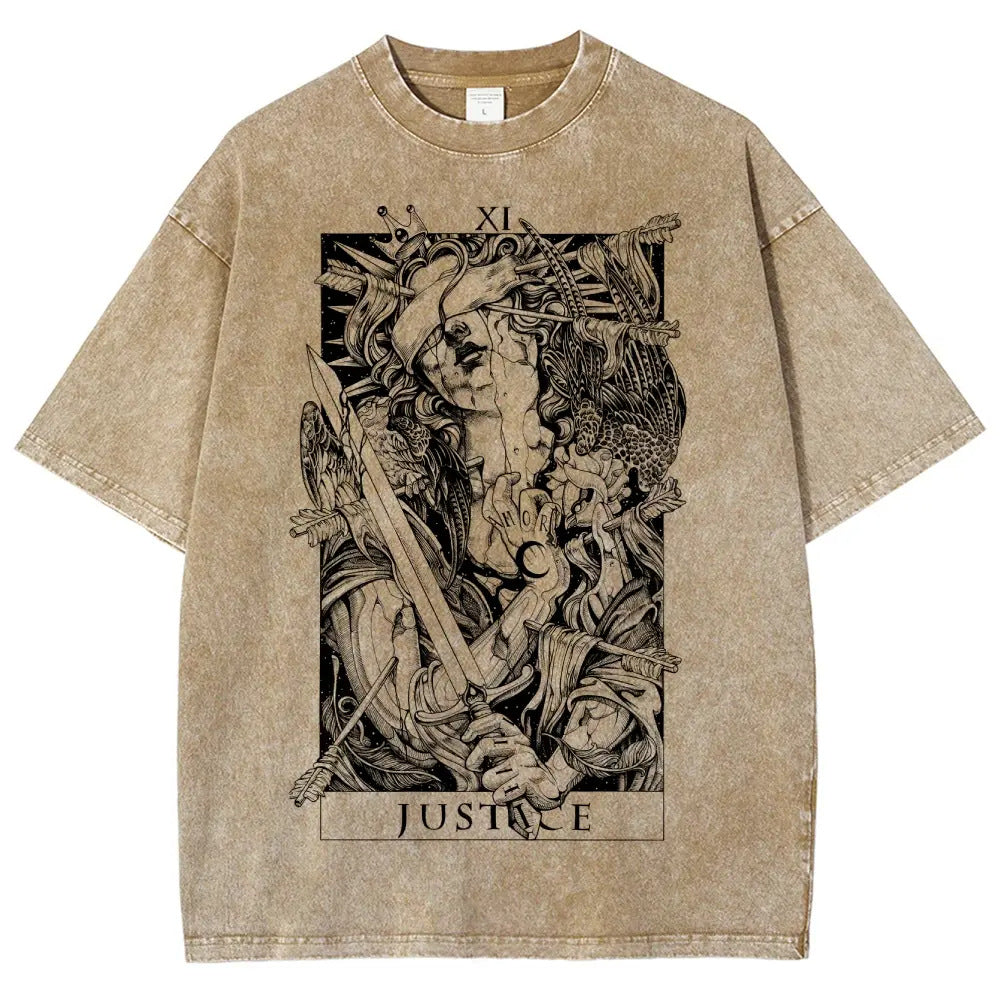 Vintage Wheel of Fortune Washed Graphic Tee