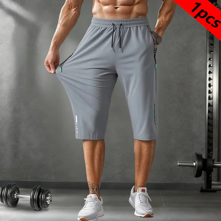 Men’s lightweight ice silk 3/4 pants