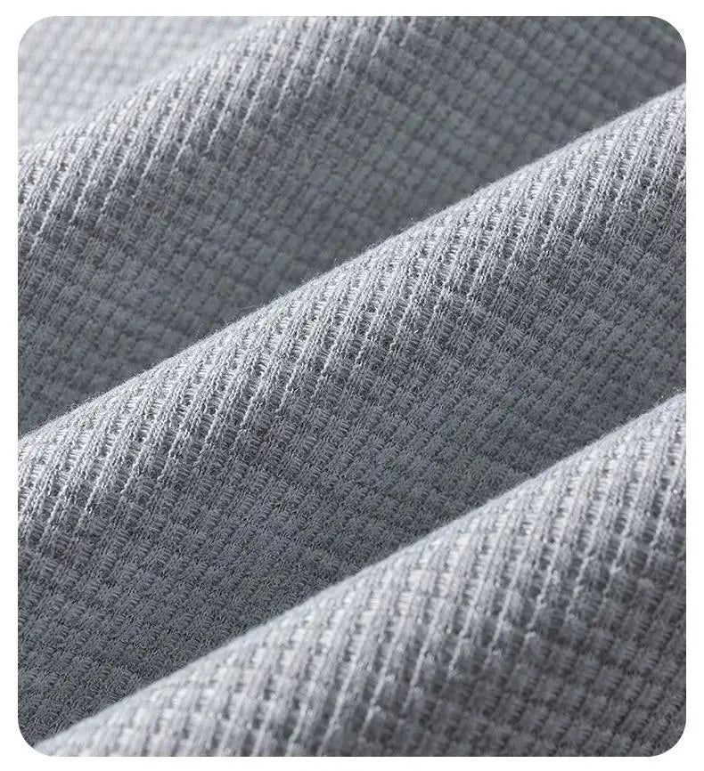 Contrast Waffle Knit Crewneck Sweatshirt