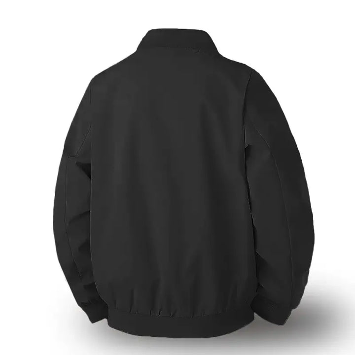 lightweight casual baseball-collar jacket