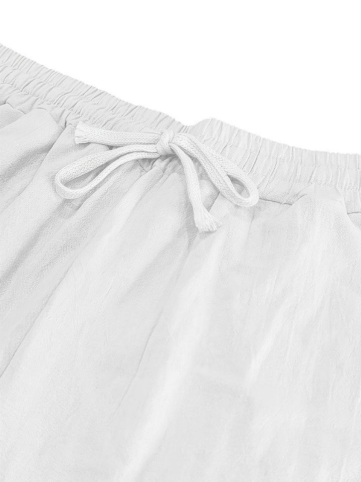 Coastal Linen Cargo Pants