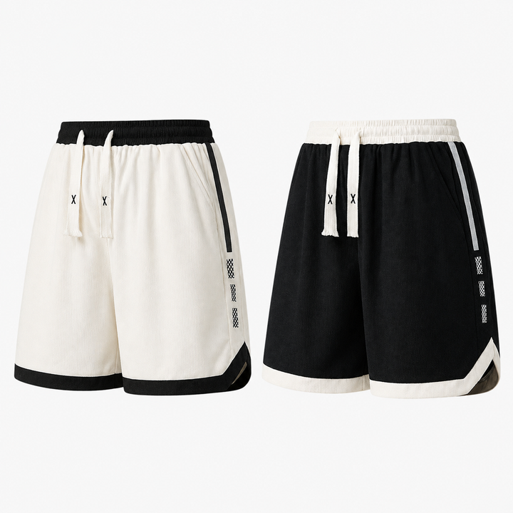 Colorblock Casual Athletic Shorts