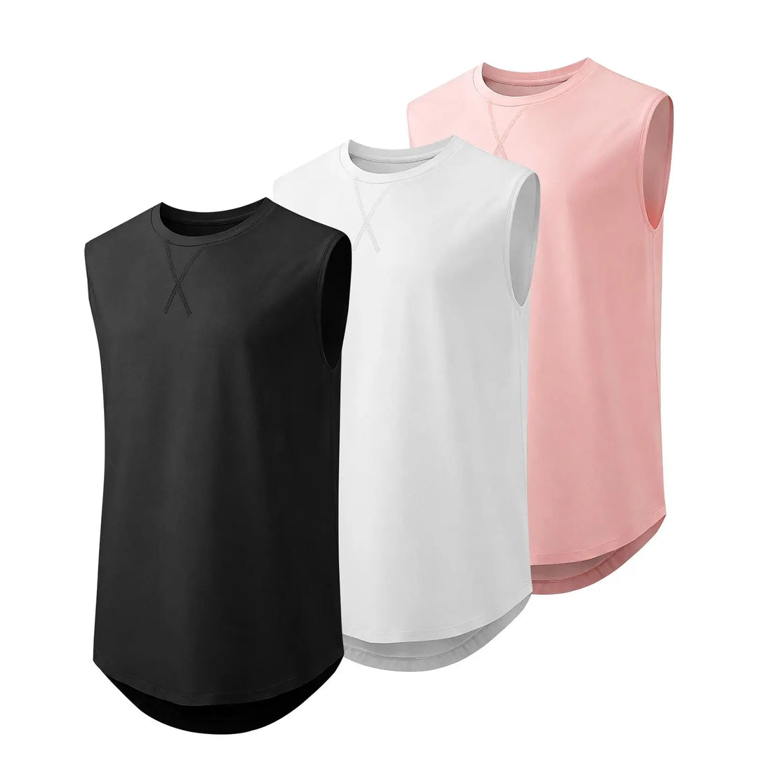 Extended Curve Hem Muscle Tee