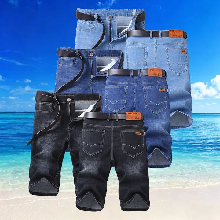 Plus Size Denim Shorts
