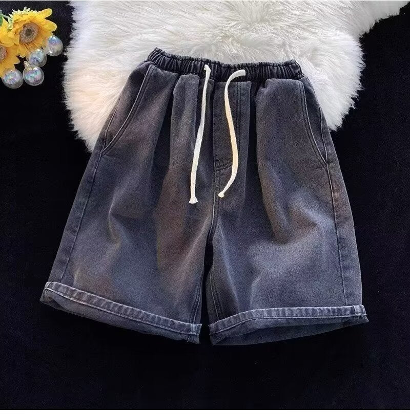 Relaxed Denim Shorts