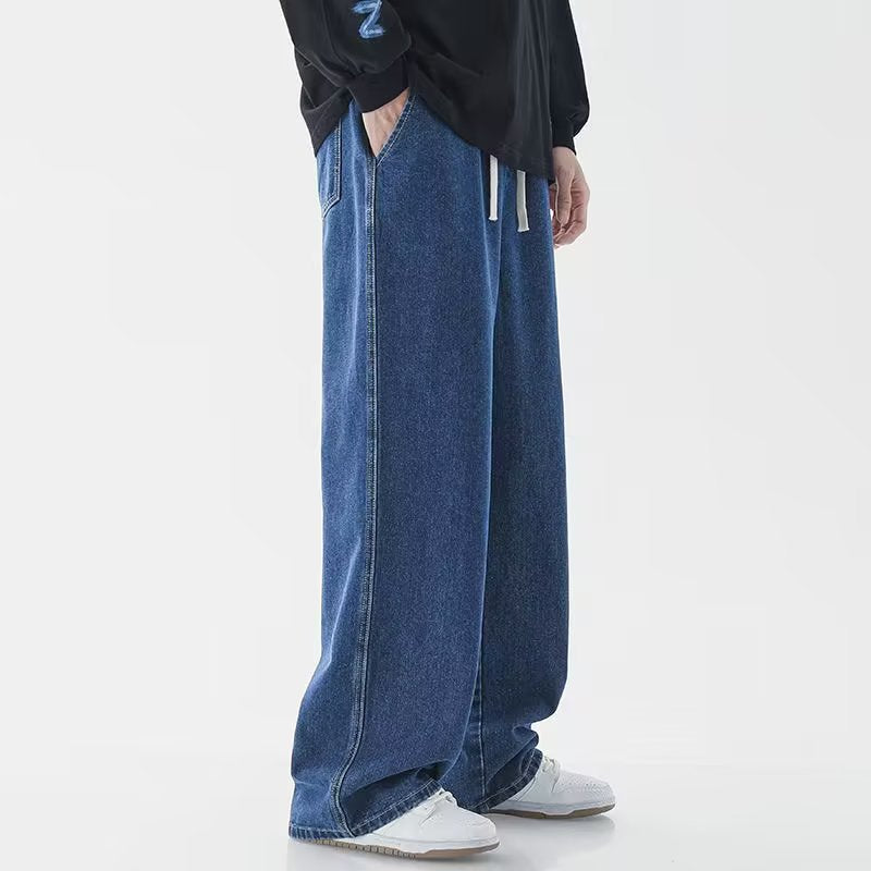 Relaxed Fit Wide-Leg Jeans