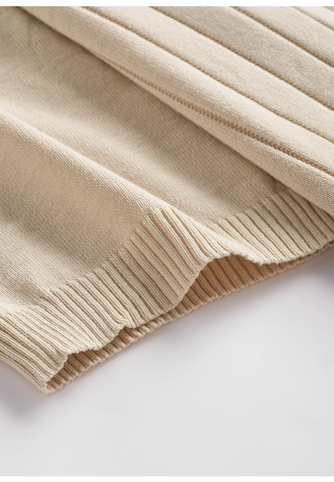 Minimal Ribbed Polo Tee