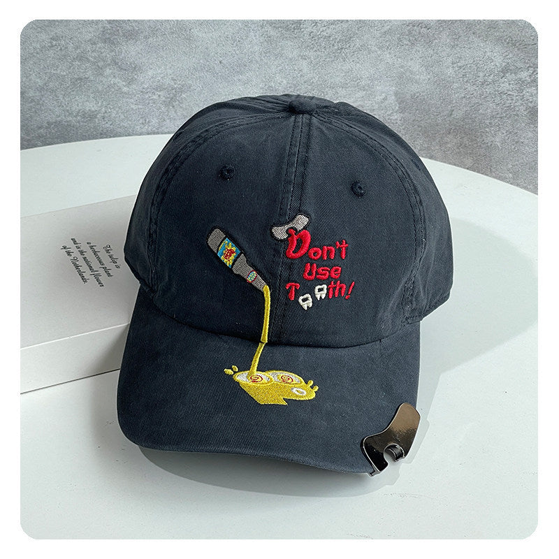 A cap that can open a bottle