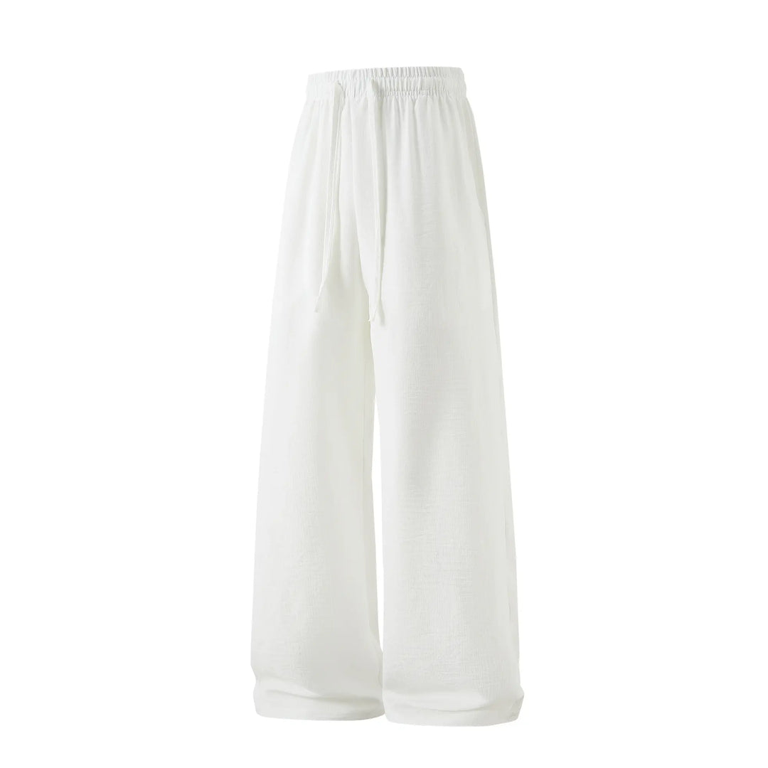 RELAXED FIT LINEN PANTS
