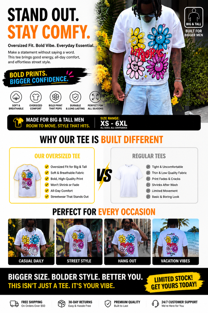 Plus Size Unique Print Tee