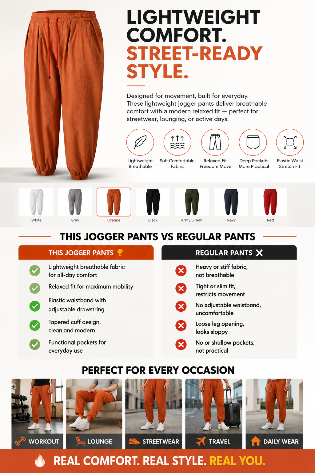 Lightweight Jogger Pants
